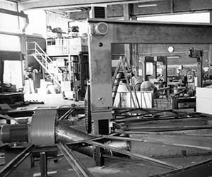 Production department of Fratelli Mazzola: vintage photo